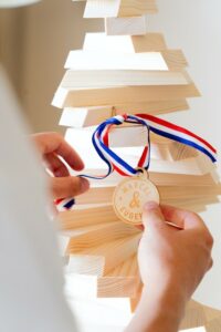 sapin de Noël en bois 40 cm Woody®, le sapin déco de table signé Marcel & Eugène