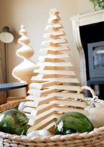 Sapin de Noël en bois 50 cm Woody® | Le mini sapin artisanal & modulable, créé et fabriqué près de Lyon par la menuiserie Marcel & Eugène